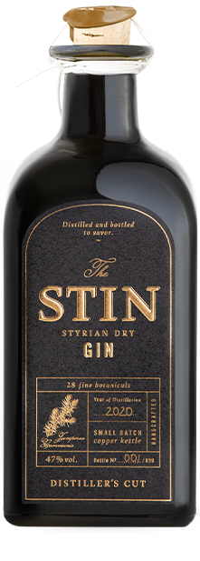 bottle of STIN Gin